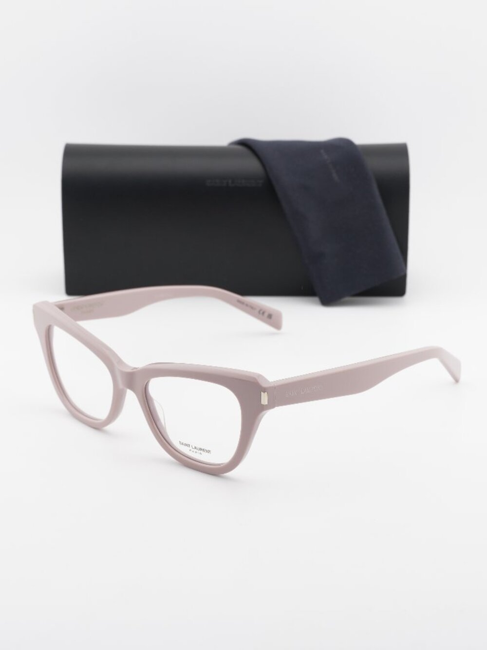 Saint Laurent SL472 006 Cat Eye Eyeglasses – Pink 52mm
